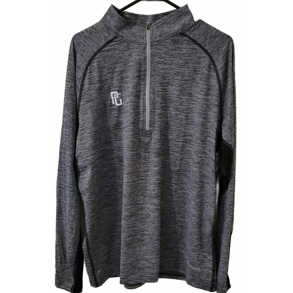 XXL PG-Perfect Game Activewear Mens Pullover Jacket Gray
